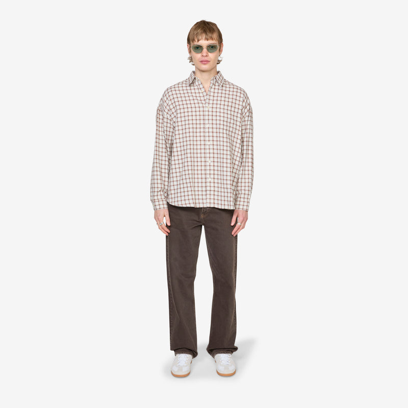 Stable Shirt Brown Check Shirts