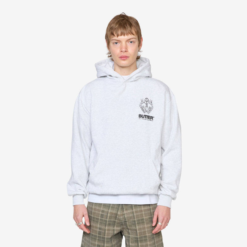 Fossil Pullover Hood Ash Jumpers