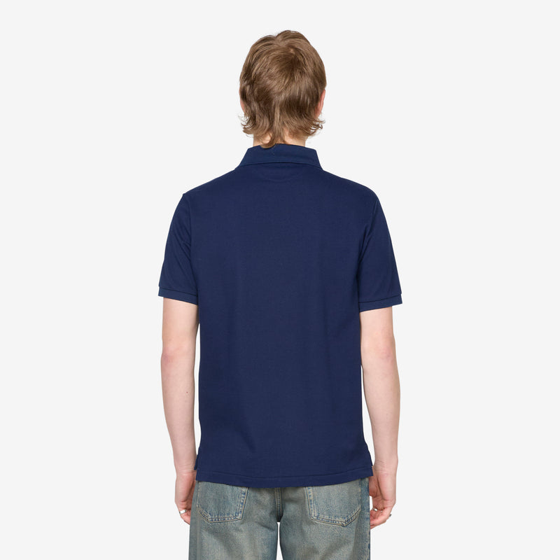 Skier Print Polo Shirt RL Navy Multi Shirts