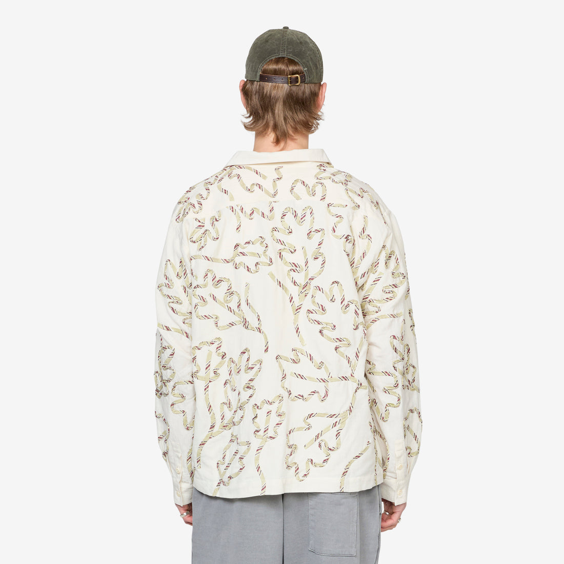 Greetings Longsleeve Shirt Sage Leaf Ribbon Shirts