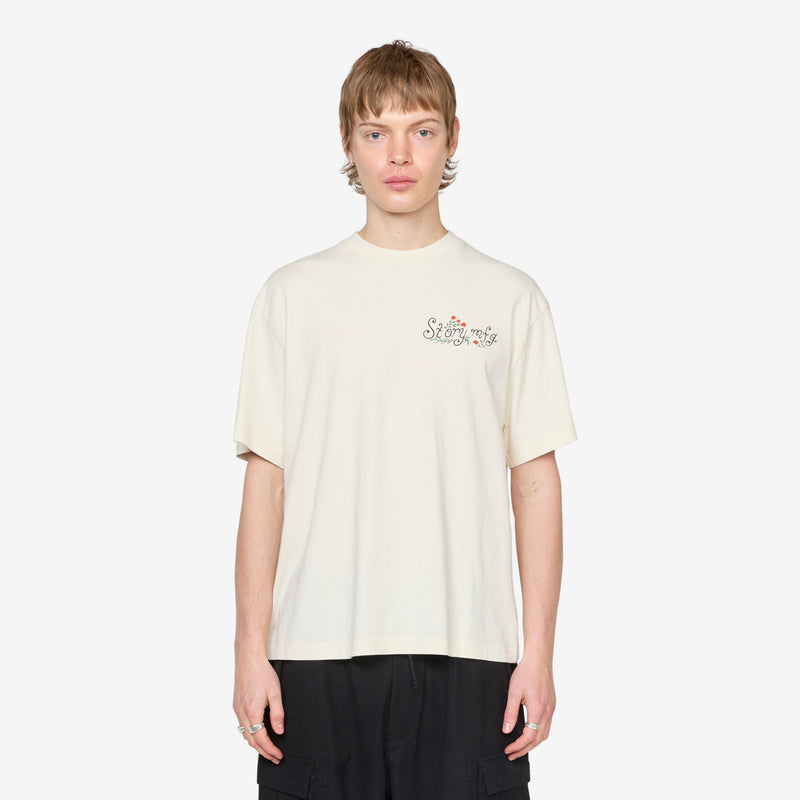 Grateful Short Sleeve T-Shirt Ecru Lesson Tees