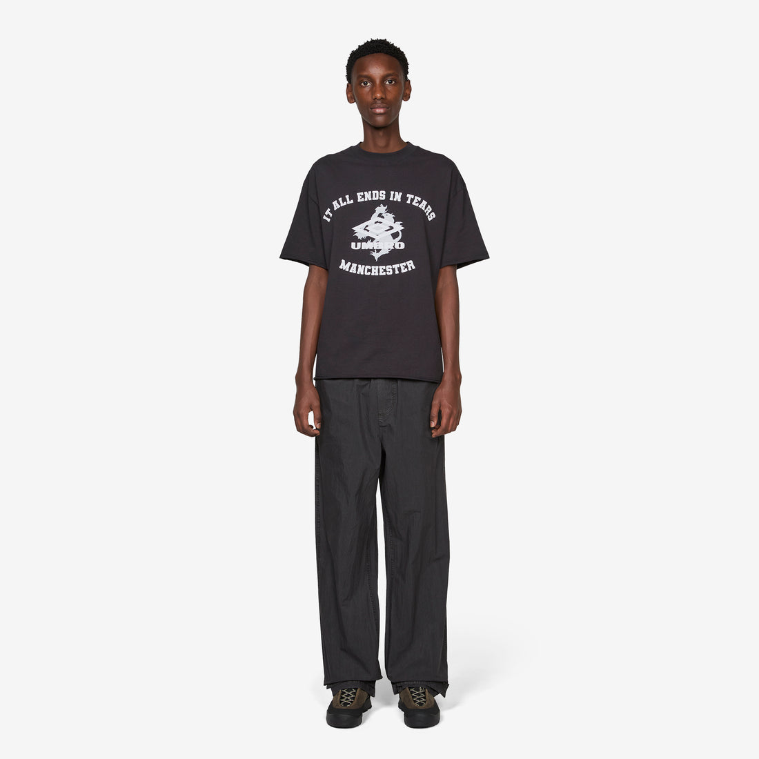 It All Ends In Tears T-Shirt Washed Black Tees