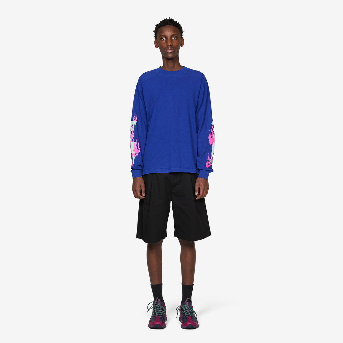 Nagano Longsleeve T-Shirt Cobalt Blue Tees