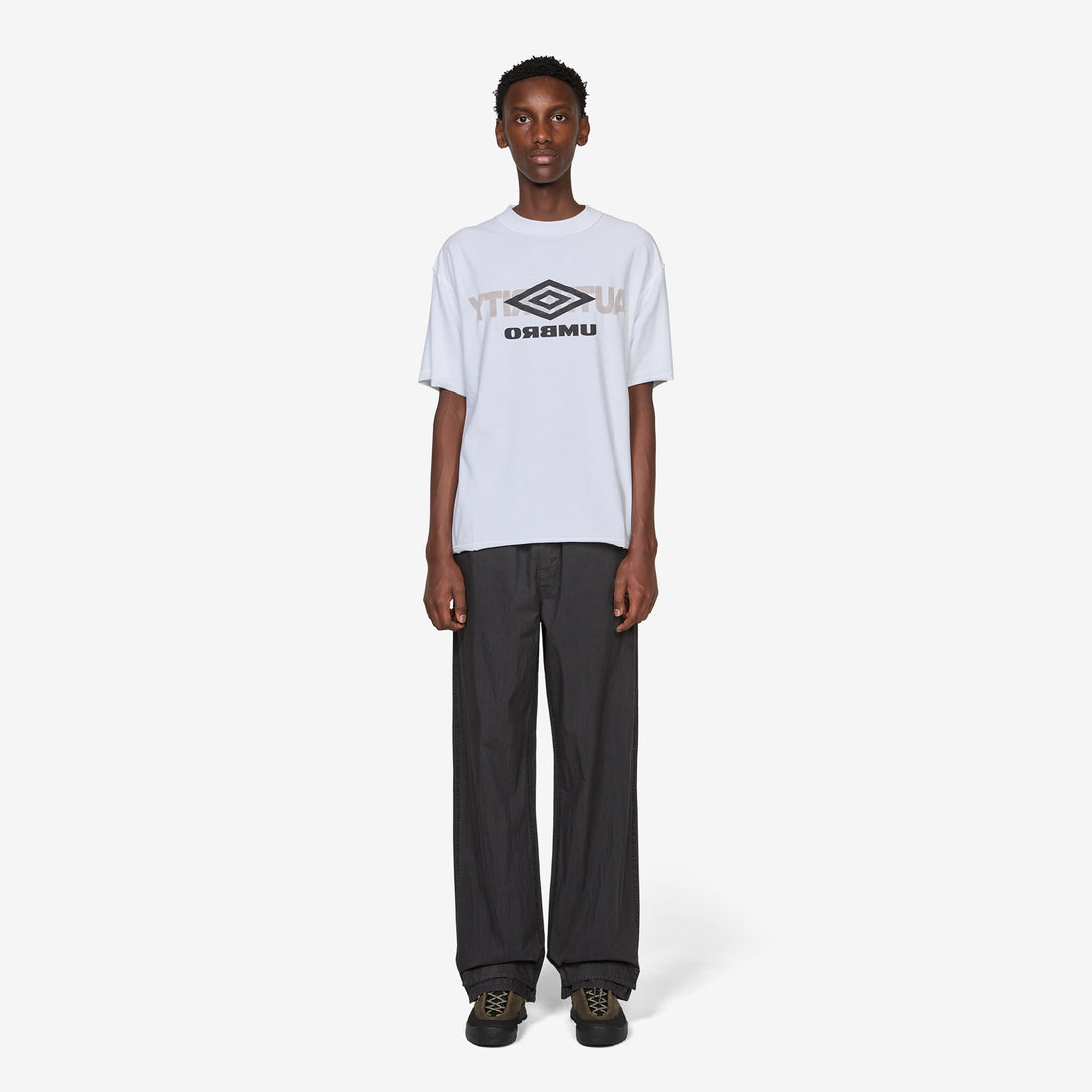 Reversed Logo T-Shirt White Tees