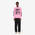 Faded I'm Cross Longsleeve T-Shirt Fluoro Pink
