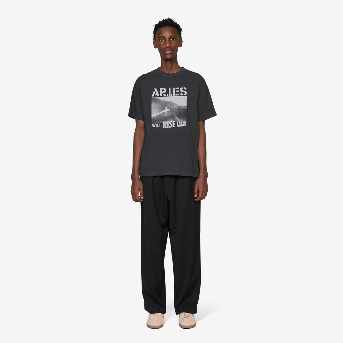 Faded Will Rise Again T-Shirt Black Tees