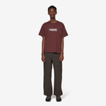 Two Snakes Reflective T-Shirt Burgundy