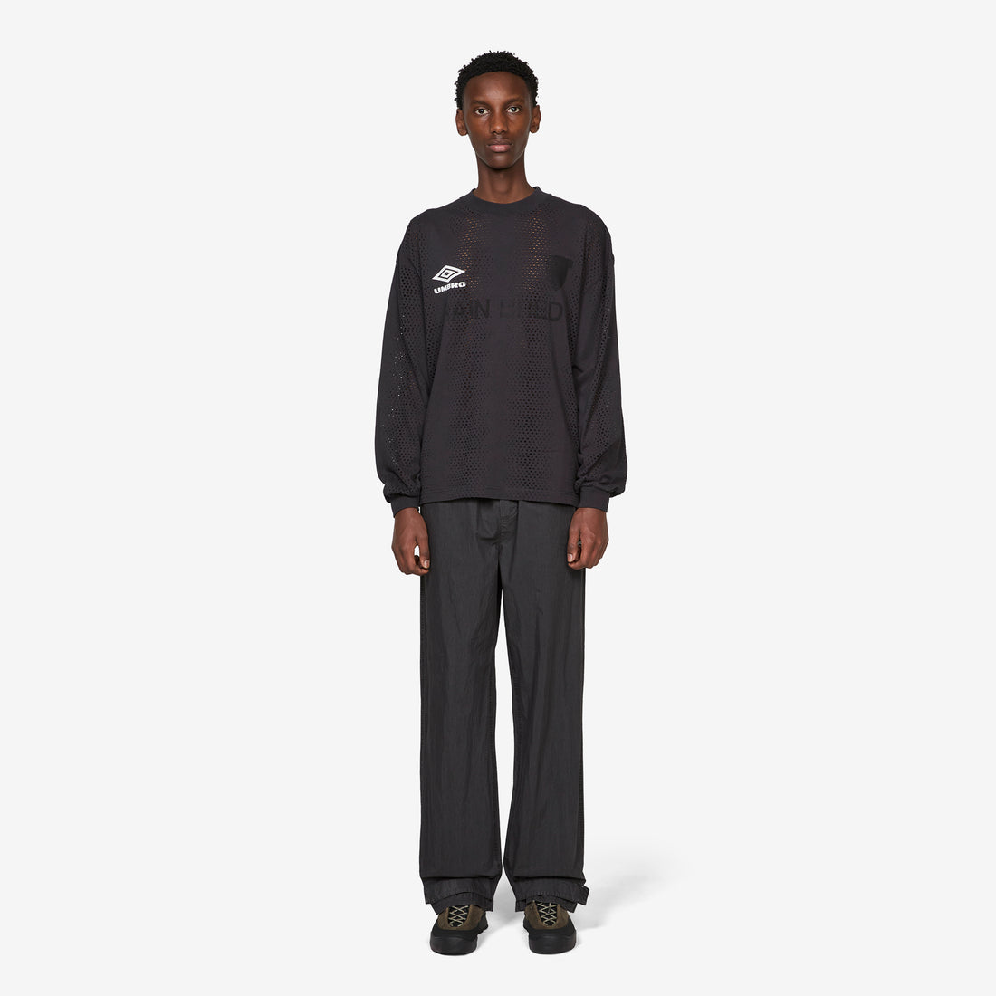 Rain Bred Long Sleeve Washed Black Tees
