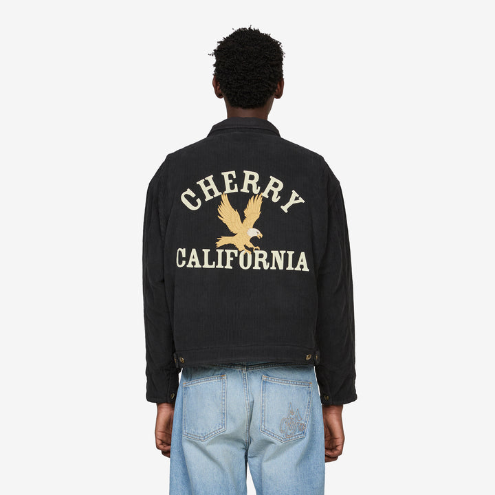 Corduroy Work Jacket Vintage Black