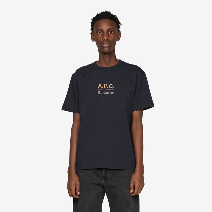 A.P.C. x T-Shirt Dark Navy Front