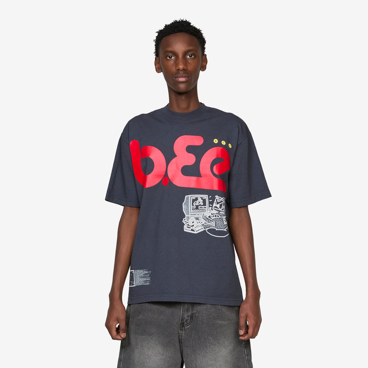 Beep T-Shirt Dolphin Blue Front