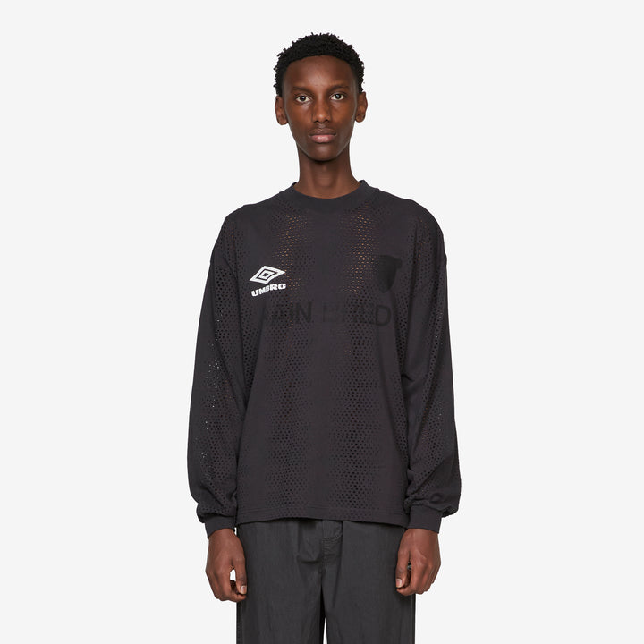 Rain Bred Long Sleeve Washed Black Front