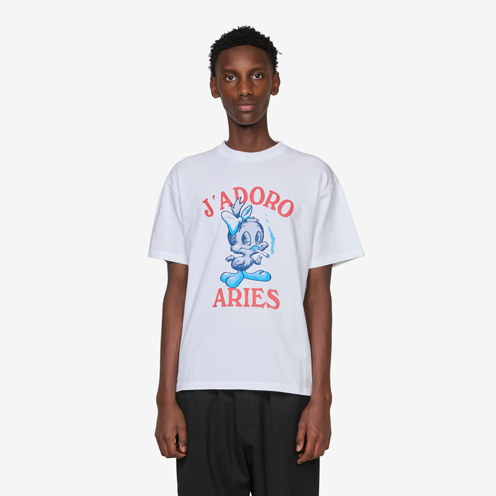 J'Adoro Weedie Pie T-Shirt White Front