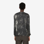 Fuzzy Print Long Sleeve Fuzzy Brown