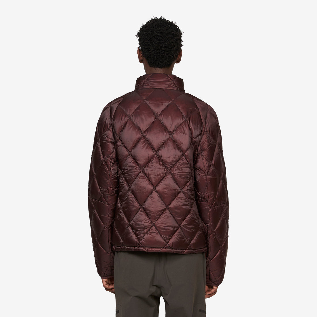 Nuna 800 Fill Power Hooded Down Jacket Burgundy Jackets