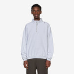 Logo Half Zip Sweater Light Grey