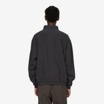Logo Half Zip Sweater Washed Black