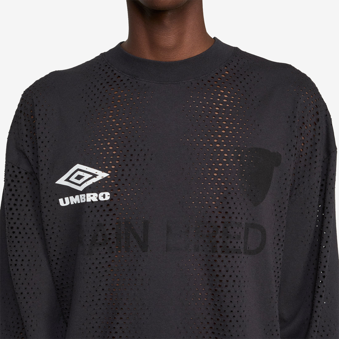 Rain Bred Long Sleeve Washed Black Tees