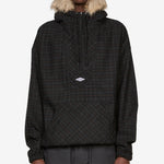 Flannel Fur Anorak Dark Brown
