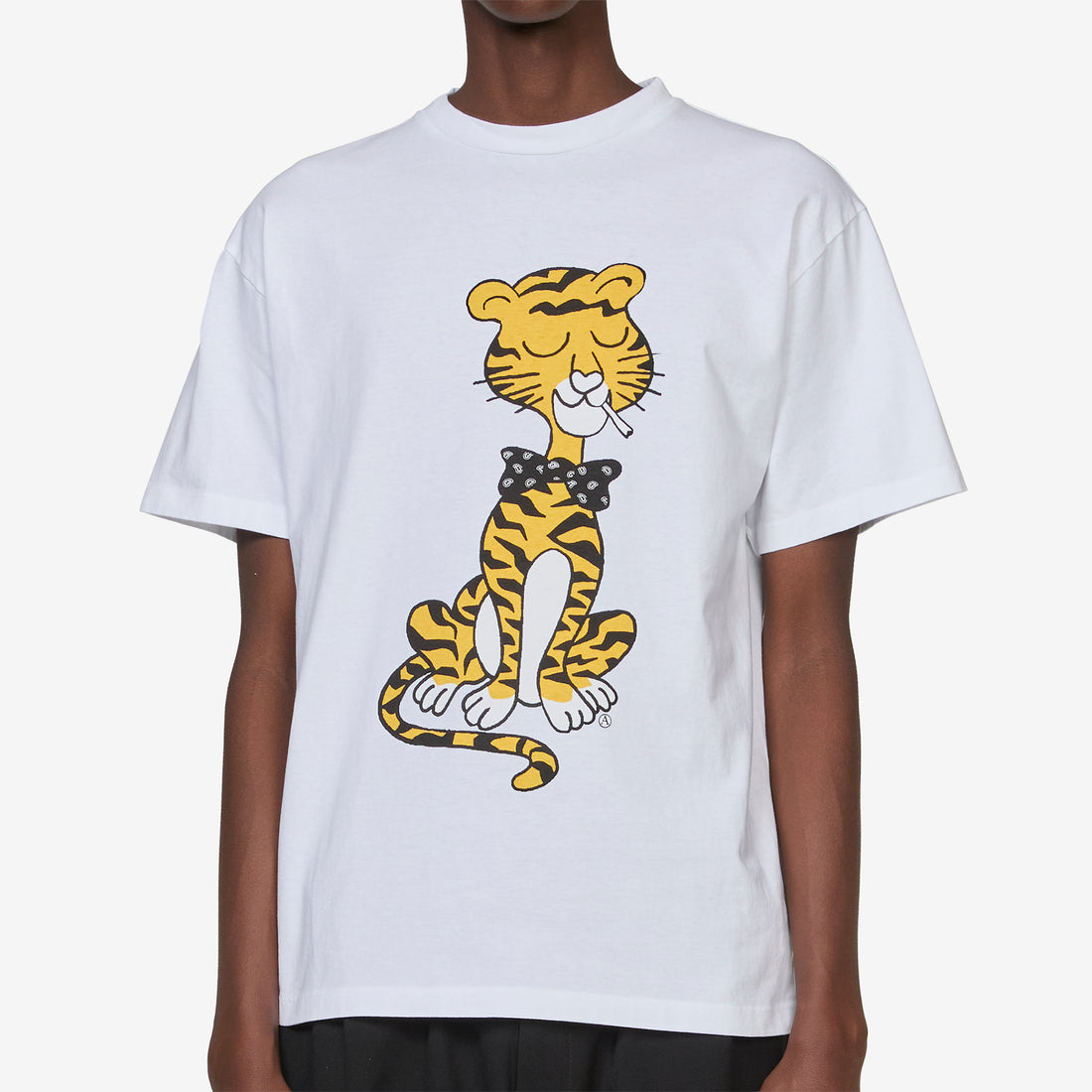 Smoking Tiger T-Shirt White Tees