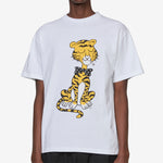 Smoking Tiger T-Shirt White