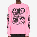 Faded I'm Cross Longsleeve T-Shirt Fluoro Pink