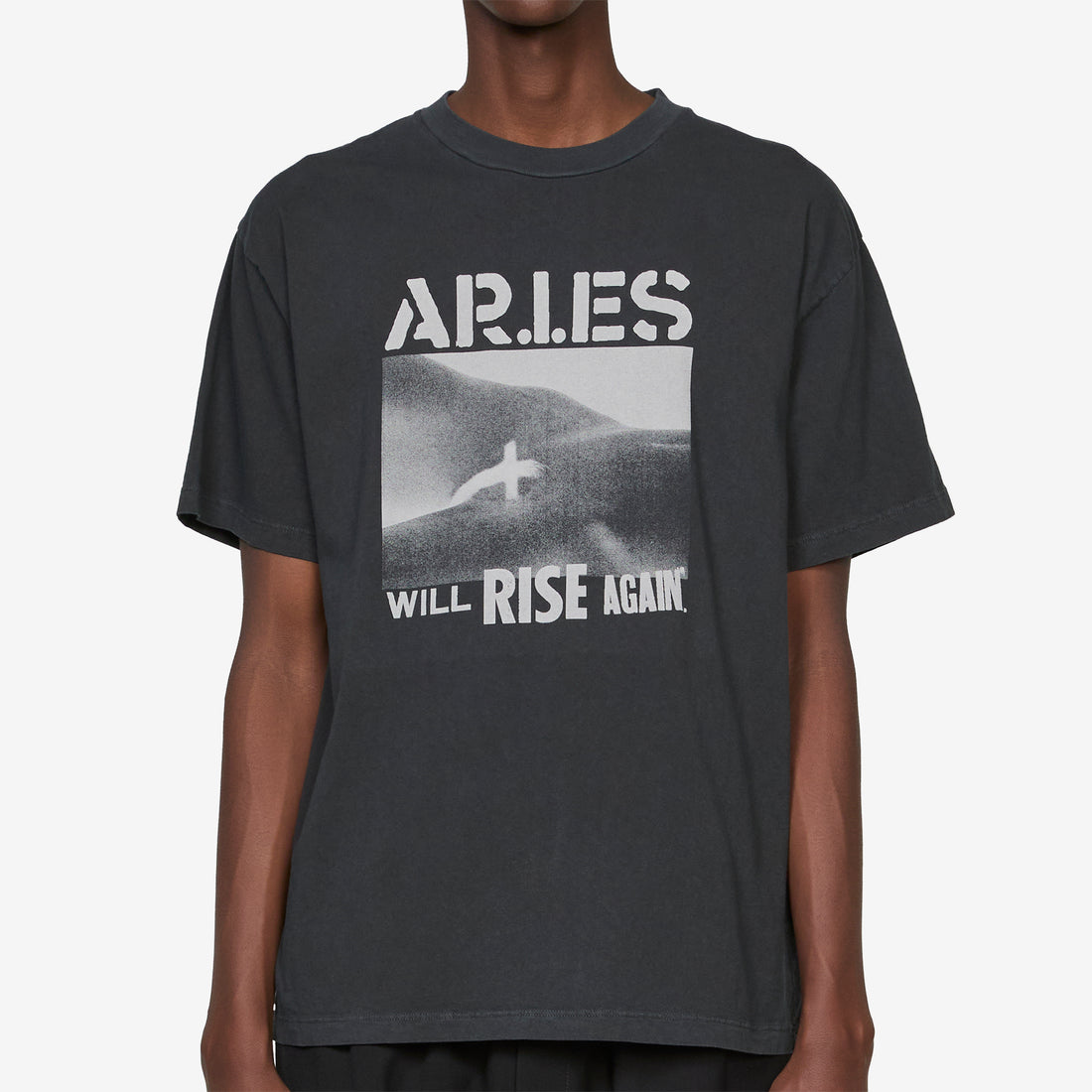 Faded Will Rise Again T-Shirt Black Tees