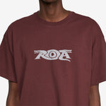 Two Snakes Reflective T-Shirt Burgundy
