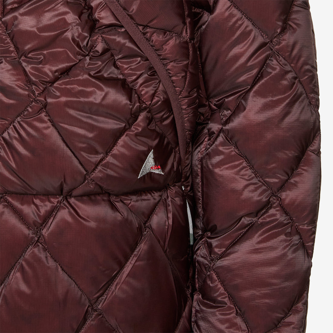 Nuna 800 Fill Power Hooded Down Jacket Burgundy Jackets