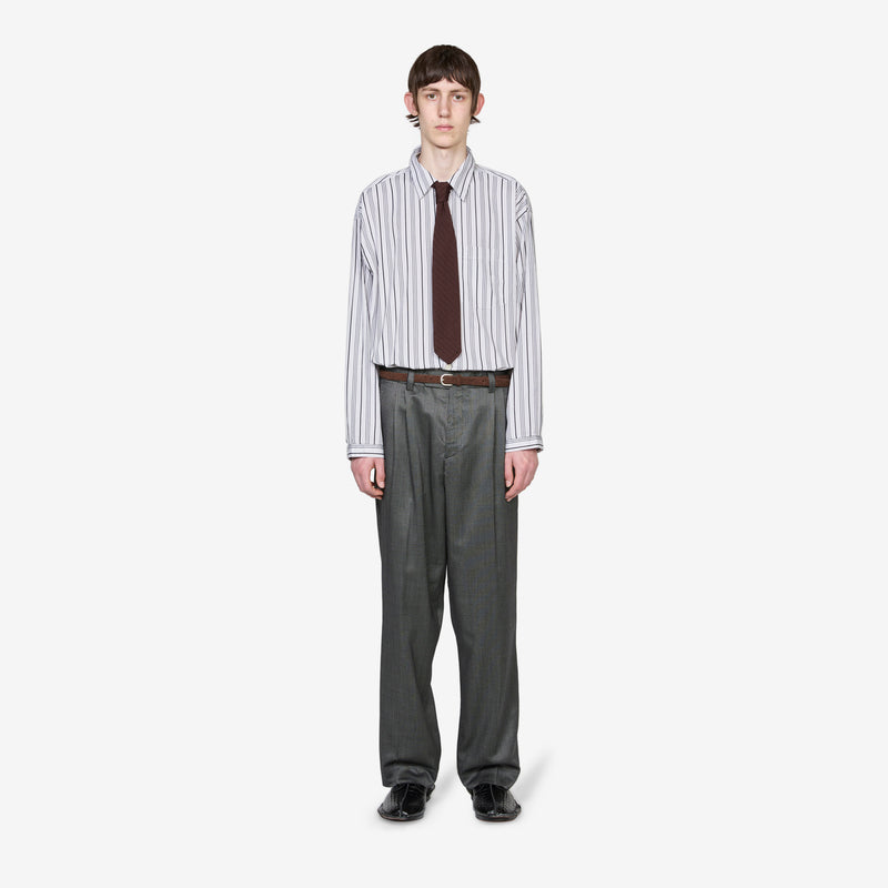 Classic Trousers Fine Silver Stripe Pants