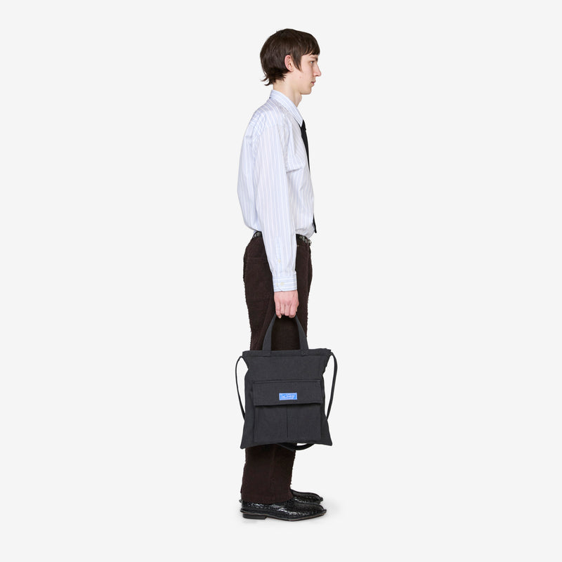 Routine Shoulder Bag Grey Speckle Canvas Bags