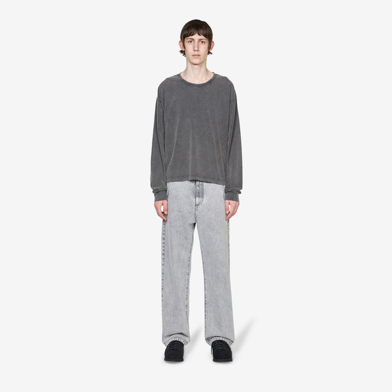 Relaxed Longsleeve T-Shirt Washed Graphite Tees