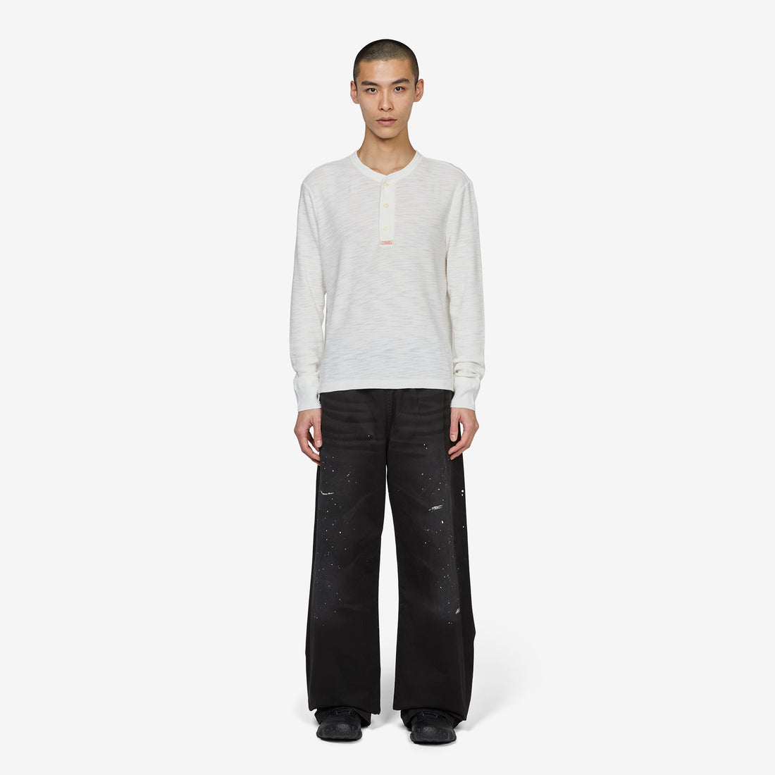 Palass Classic Cotton Satin Trouser Black Pants