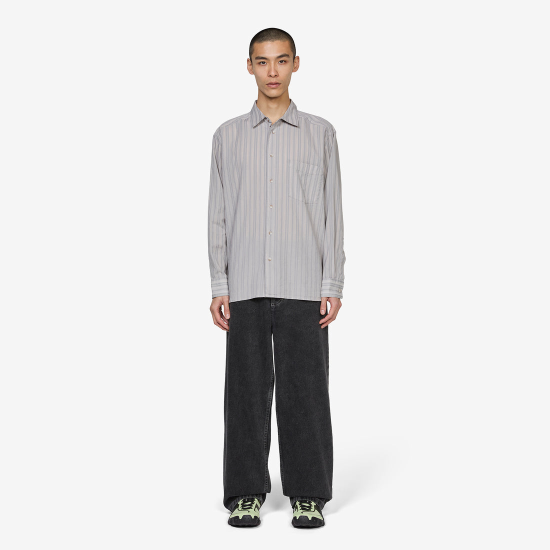 Mitchell Shirt Black | Green Shirts