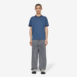 Ringer T-Shirt Grey Blue | Dark Blue