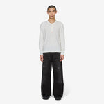 Plott Peached Light Cotton Twill Trouser Black