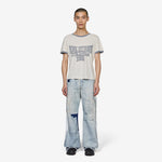 2021 Trompe L'oeil Tape Jeans Light Blue