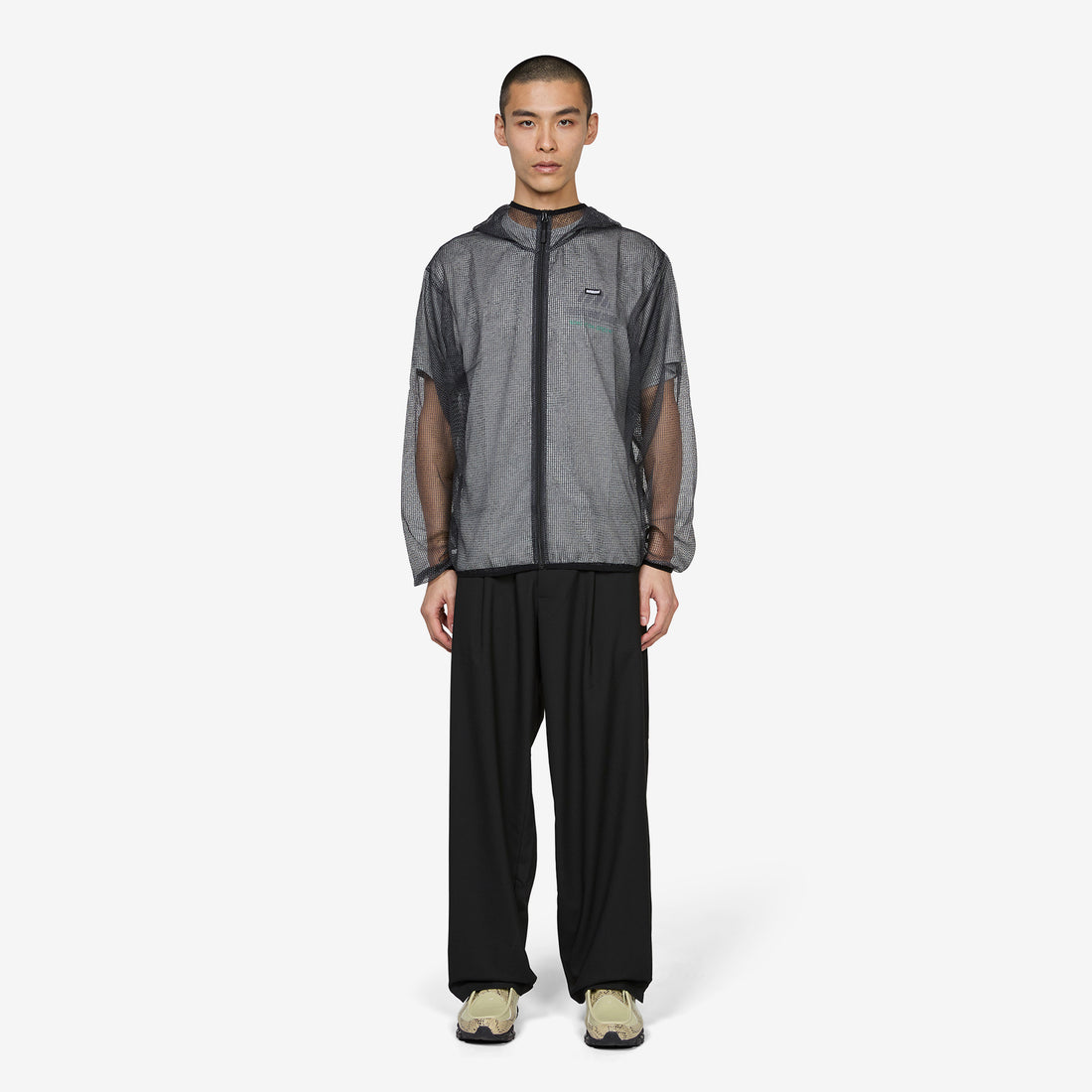Net Parka Black Jackets