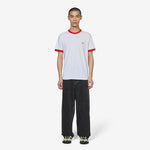 Ringer T-Shirt White | Red