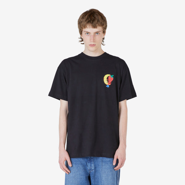 Unisex Perennial Shana Graphic T-Shirt Black Tees