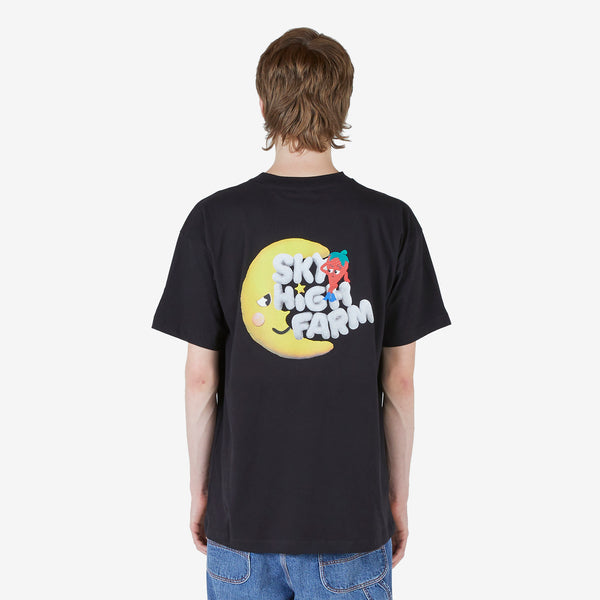 Unisex Perennial Shana Graphic T-Shirt Black Tees