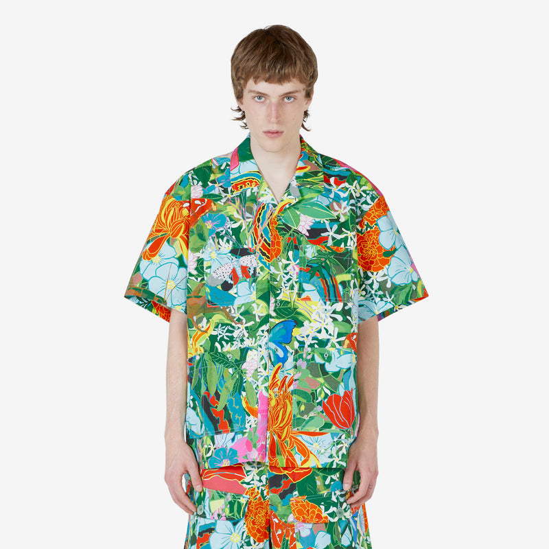 Unisex Camo Print Short Sleeve Shirt Multi Shirts