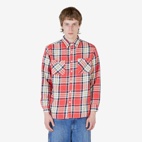 WORK Nel Check Shirt Red
