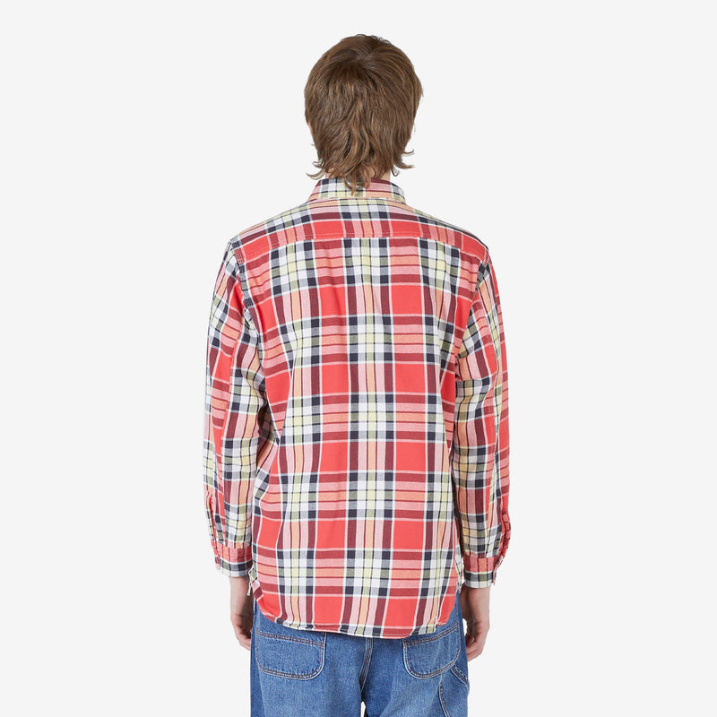 WORK Nel Check Shirt Red