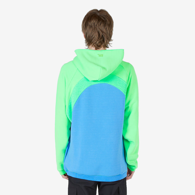Unisex Rainbow Hoodie Blue Jumpers