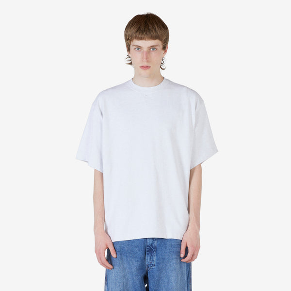 Solo Swoosh Short Sleeve Heavyweight Top Birch Heather | White