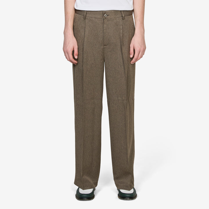 Hollis Pants Herringbone Brown Front
