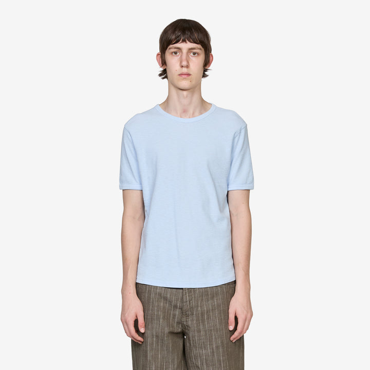 Jagger Waffle T-Shirt Light Blue Front