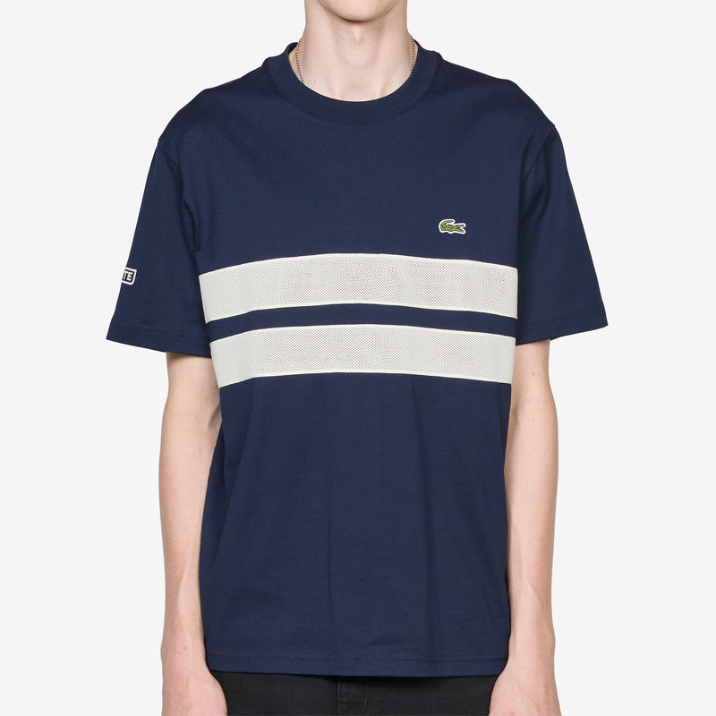 Tennis Heritage Heavy Jersey T-Shirt Navy Tees