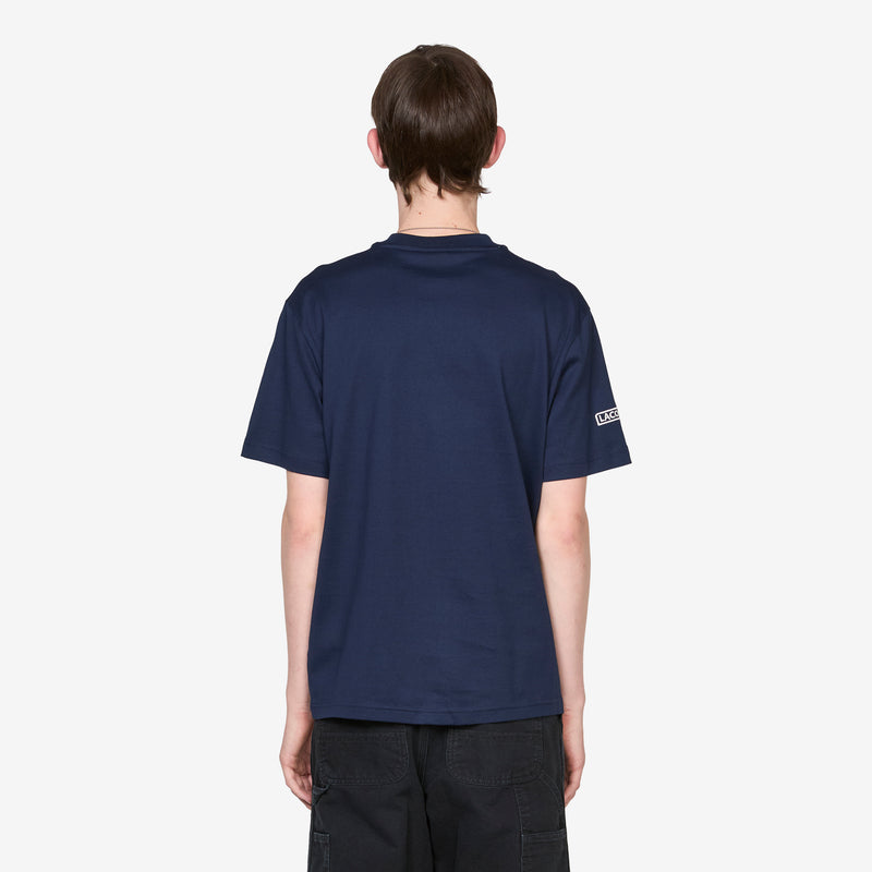 Tennis Heritage Heavy Jersey T-Shirt Navy Tees